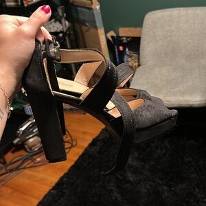 Black Platform Heels